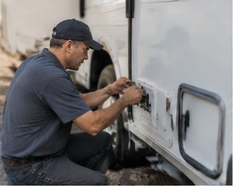 RV service detail in the Four Corners